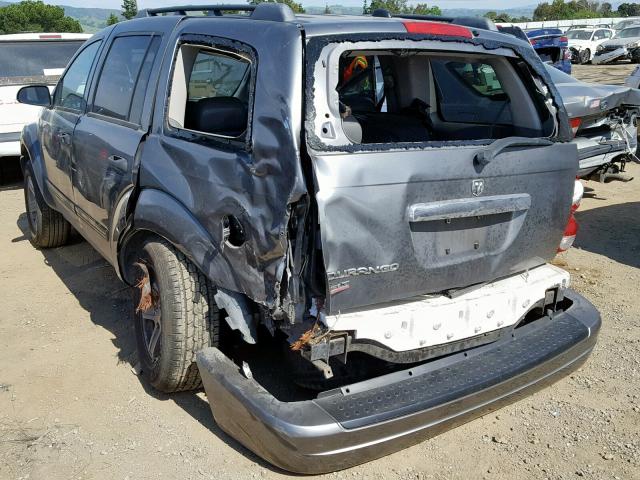 1D4HB48N65F547785 - 2005 DODGE DURANGO SL GRAY photo 9