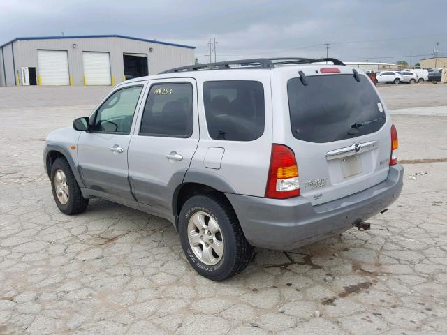 4F2YU09132KM39932 - 2002 MAZDA TRIBUTE LX GRAY photo 3