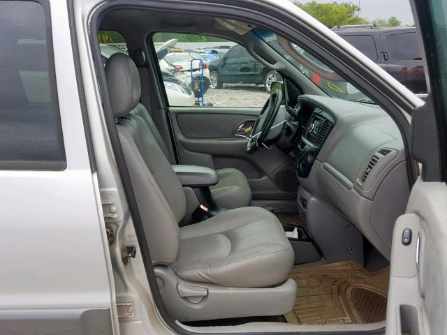 4F2YU09132KM39932 - 2002 MAZDA TRIBUTE LX GRAY photo 5