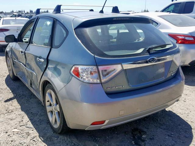 JF1GH63679H824334 - 2009 SUBARU IMPREZA OU BLUE photo 3