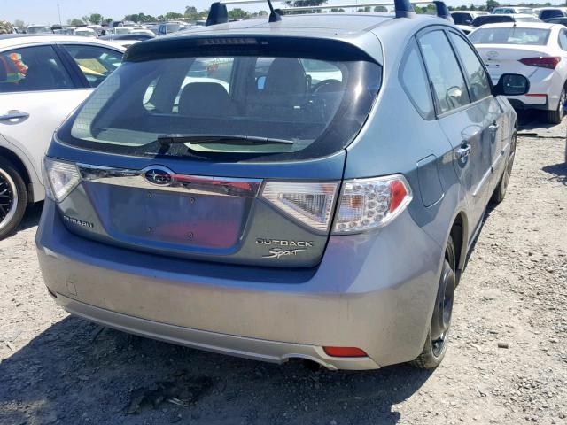 JF1GH63679H824334 - 2009 SUBARU IMPREZA OU BLUE photo 4