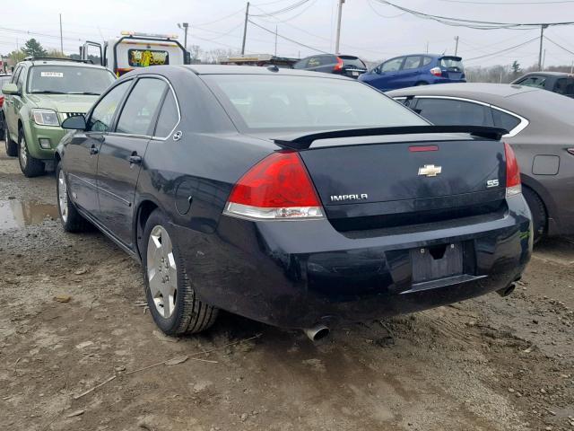 2G1WD58CX69147086 - 2006 CHEVROLET IMPALA SUP 黑色 照片 3