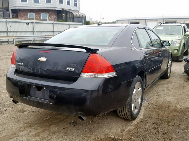 2G1WD58CX69147086 - 2006 CHEVROLET IMPALA SUP 黑色 照片 4