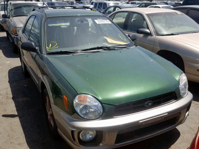 JF1GG68513H809662 - 2003 SUBARU IMPREZA OU GREEN photo 1