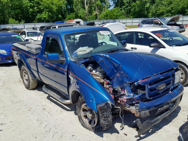 1FTYR10U76PA35328 - 2006 FORD RANGER BLUE photo 1