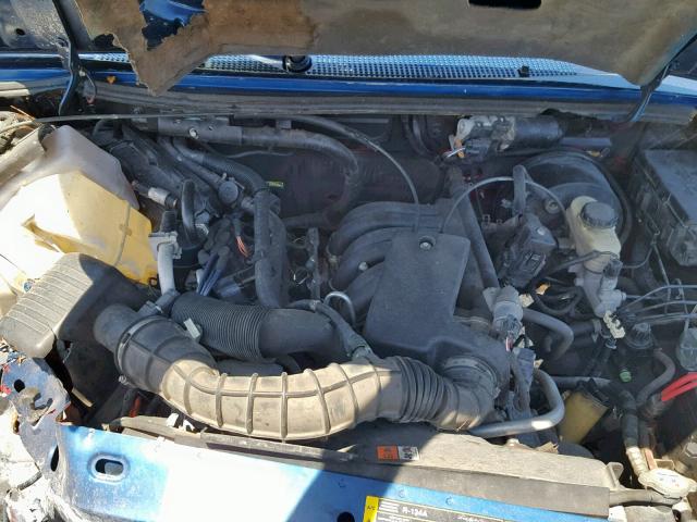 1FTYR10U76PA35328 - 2006 FORD RANGER BLUE photo 7