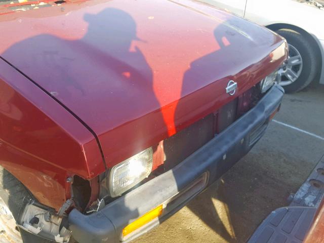 1N6SD11S4RC421019 - 1994 NISSAN PICKUP RED photo 9