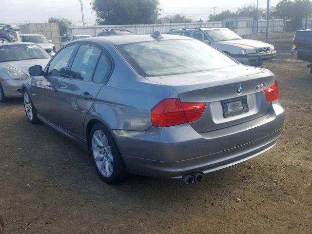 WBAPH57529NL80249 - 2009 BMW 328 I SULE GRAY photo 3