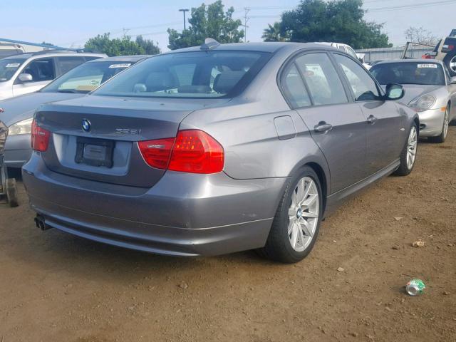 WBAPH57529NL80249 - 2009 BMW 328 I SULE GRAY photo 4