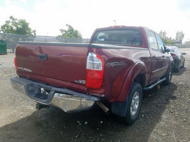 5TBET34195S471031 - 2005 TOYOTA TUNDRA DOUBLE CAB SR5  photo 4