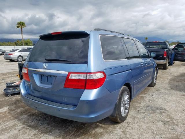 5FNRL38837B043365 - 2007 HONDA ODYSSEY TOURING  photo 4