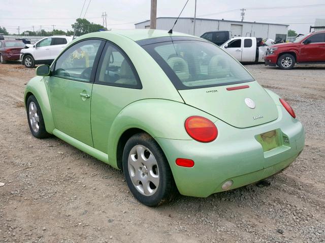 3VWDD21C12M442129 - 2002 VOLKSWAGEN NEW BEETLE მწვანე ფოტო 3