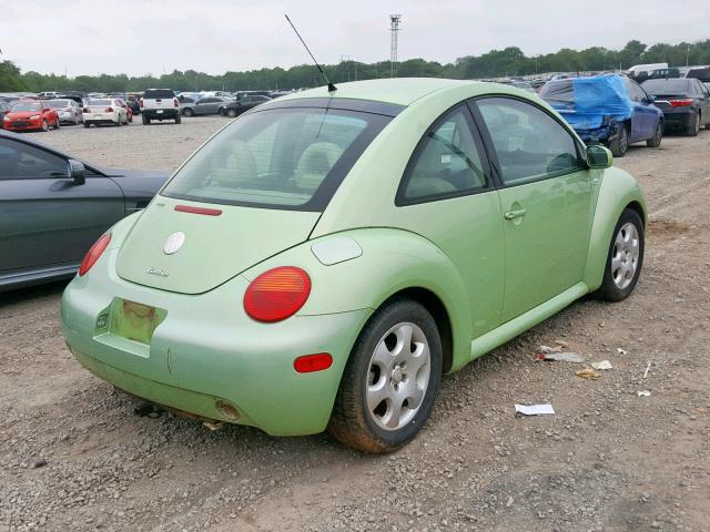 3VWDD21C12M442129 - 2002 VOLKSWAGEN NEW BEETLE მწვანე ფოტო 4