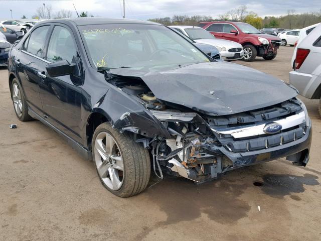 3FAHP0DC9AR151655 - 2010 FORD FUSION SPO BLACK photo 1