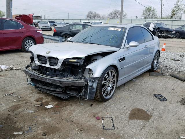 WBSBL93434PN56151 - 2004 BMW M3 SILVER photo 2