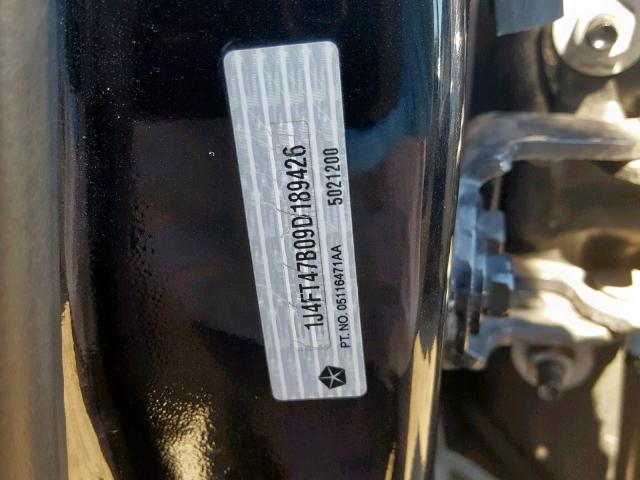 1J4FT47B09D189426 - 2009 JEEP COMPASS SP 黑色 照片 10