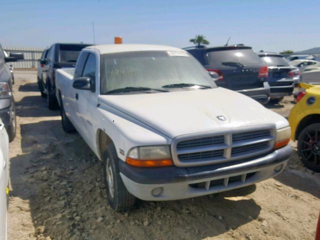 1B7GL22X1WS608800 - 1998 DODGE DAKOTA WHITE photo 1