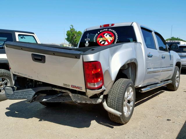 3GTP1VE06CG210801 - 2012 GMC SIERRA SILVER photo 4