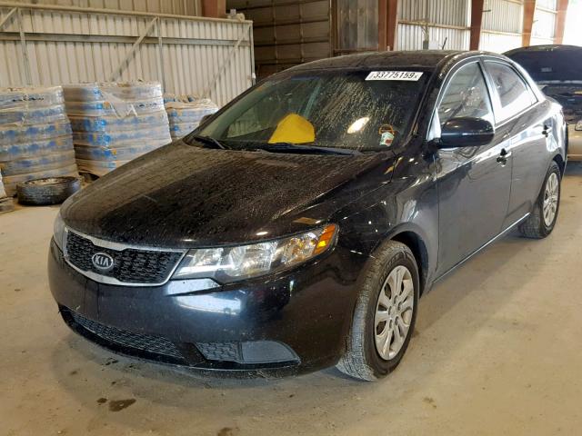 KNAFU4A23D5709663 - 2013 KIA FORTE EX BLACK photo 2