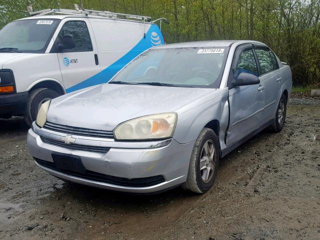 1G1ZT52885F101959 - 2005 CHEVROLET MALIBU LS SILVER photo 2