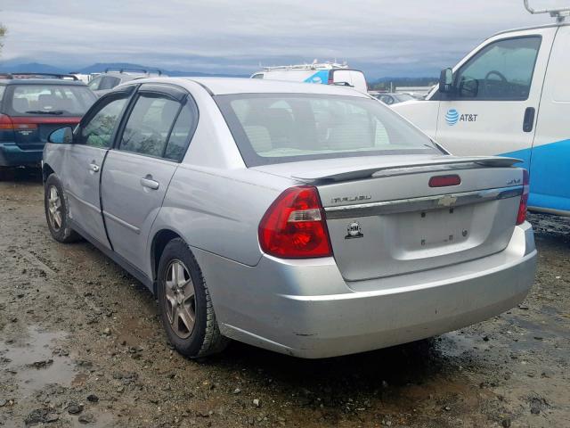 1G1ZT52885F101959 - 2005 CHEVROLET MALIBU LS SILVER photo 3