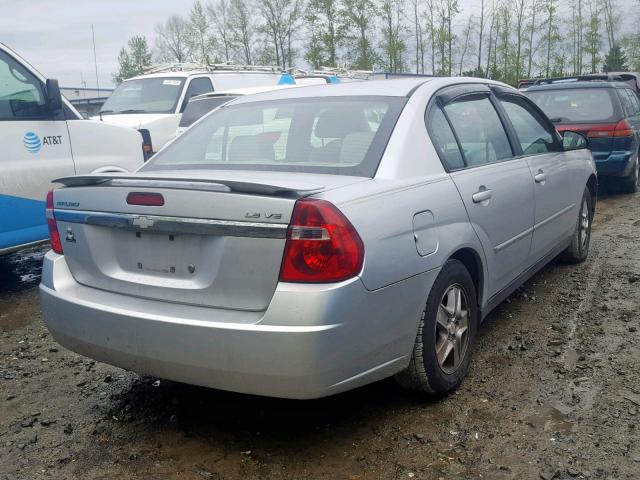 1G1ZT52885F101959 - 2005 CHEVROLET MALIBU LS SILVER photo 4