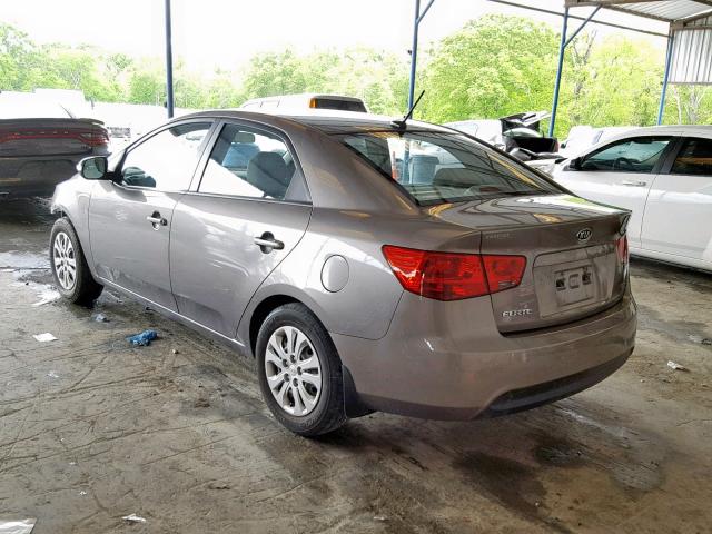 KNAFU4A25A5116169 - 2010 KIA FORTE EX SILVER photo 3