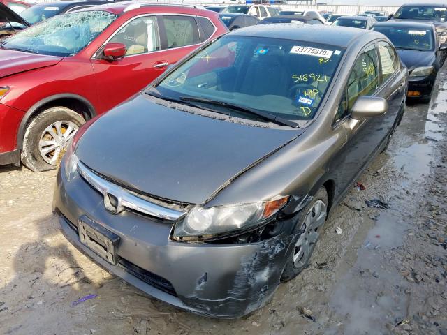 2HGFA16518H518921 - 2008 HONDA CIVIC LX  photo 2