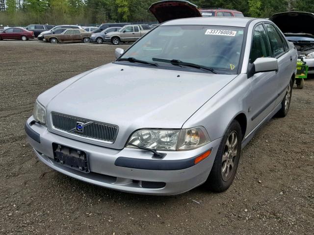 YV1VS29531F698283 - 2001 VOLVO S40 1.9T SILVER photo 2