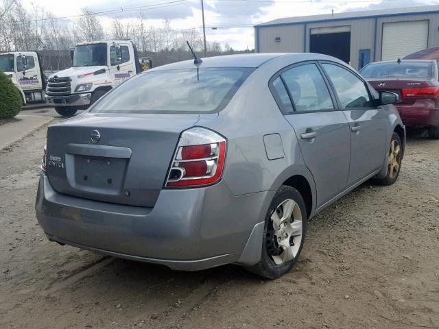 3N1AB61E58L669362 - 2008 NISSAN SENTRA 2.0 GRAY photo 4