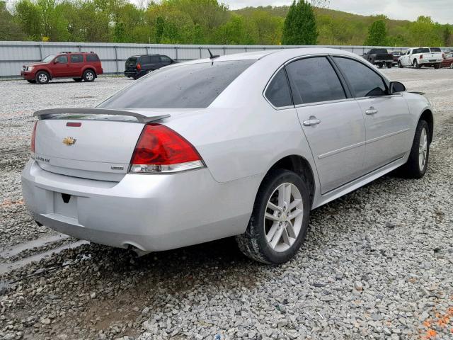 2G1WC5E35F1154629 - 2015 CHEVROLET IMPALA LIM SILVER photo 4