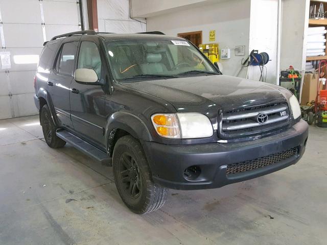 5TDZT38AX3S205033 - 2003 TOYOTA SEQUOIA LI BLACK photo 1