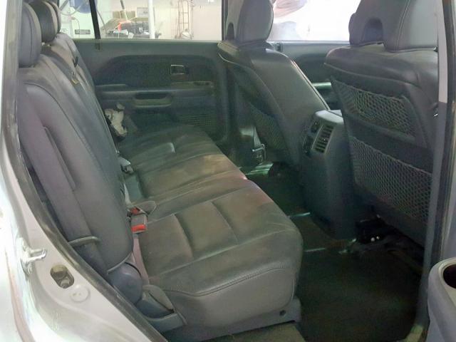 5FNYF18258B047762 - 2008 HONDA PILOT VP SILVER photo 6