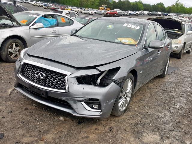 JN1EV7APXJM362930 - 2018 INFINITI Q50 LUXE GRAY photo 2