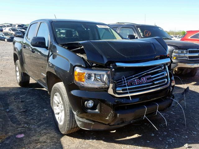 1GTG5CEN7J1206322 - 2018 GMC CANYON SLE BLACK photo 1