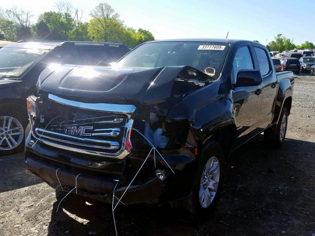 1GTG5CEN7J1206322 - 2018 GMC CANYON SLE BLACK photo 2