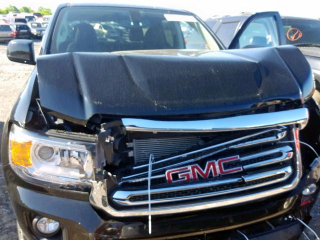 1GTG5CEN7J1206322 - 2018 GMC CANYON SLE BLACK photo 7