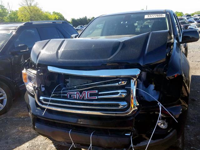 1GTG5CEN7J1206322 - 2018 GMC CANYON SLE BLACK photo 9