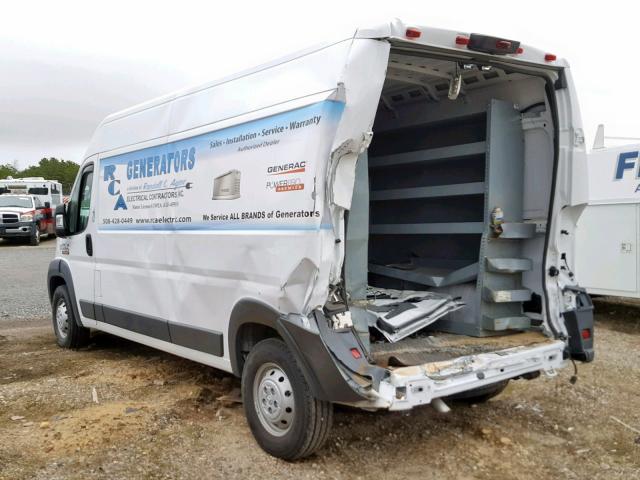 3C6TRVDG7JE124757 - 2018 RAM PROMASTER 白色 照片 3