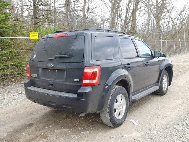 1FMCU9DG0CKA93488 - 2012 FORD ESCAPE XLT BLACK photo 4