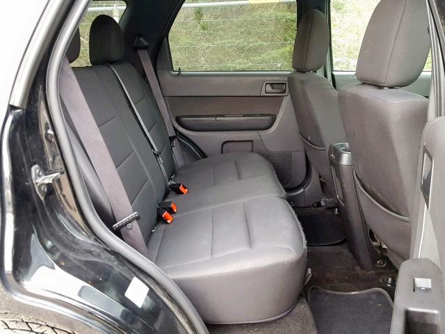 1FMCU9DG0CKA93488 - 2012 FORD ESCAPE XLT BLACK photo 6