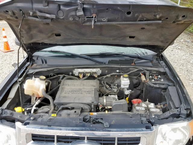 1FMCU9DG0CKA93488 - 2012 FORD ESCAPE XLT BLACK photo 7