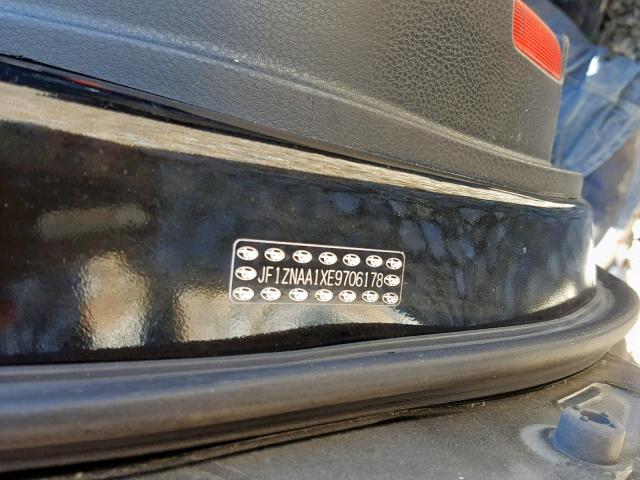 JF1ZNAA1XE9706178 - 2014 TOYOTA SCION FR-S BLACK photo 10