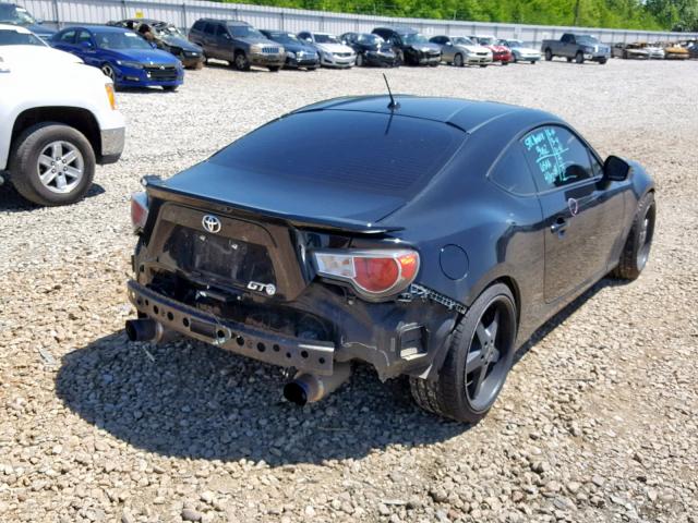 JF1ZNAA1XE9706178 - 2014 TOYOTA SCION FR-S BLACK photo 4