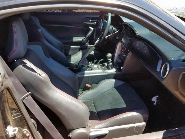 JF1ZNAA1XE9706178 - 2014 TOYOTA SCION FR-S BLACK photo 5