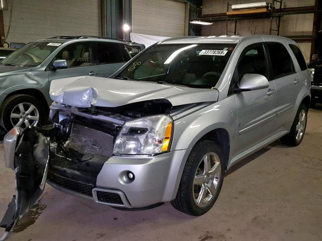 2CNDL037696252143 - 2009 CHEVROLET EQUINOX SP SILVER photo 2