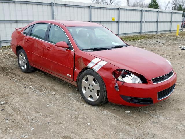 2G1WD58C881230615 - 2008 CHEVROLET IMPALA SUP წითელი ფოტო 1