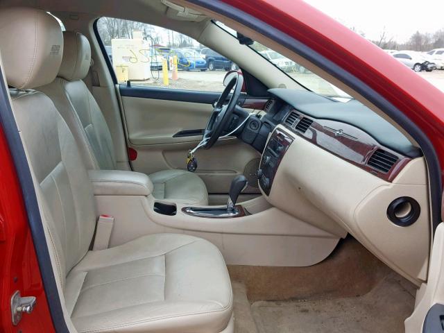 2G1WD58C881230615 - 2008 CHEVROLET IMPALA SUP წითელი ფოტო 5