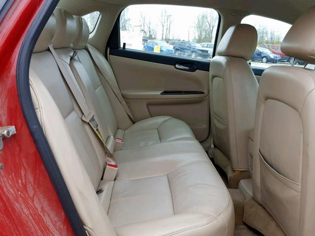 2G1WD58C881230615 - 2008 CHEVROLET IMPALA SUP წითელი ფოტო 6