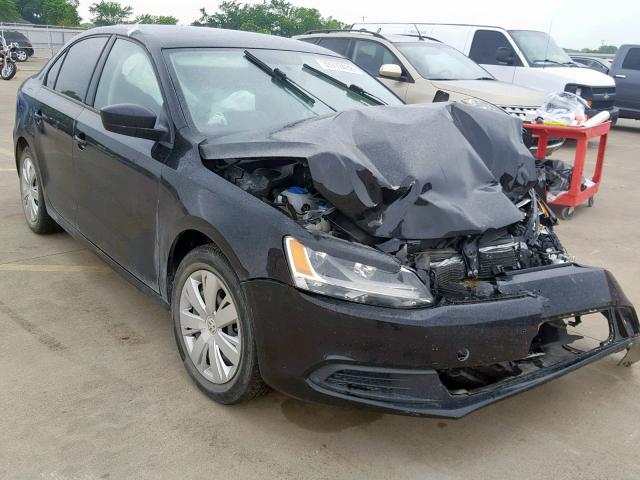 3VW3L7AJ7EM319451 - 2014 VOLKSWAGEN JETTA TDI BLACK photo 1